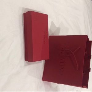 Valentino box and bag.